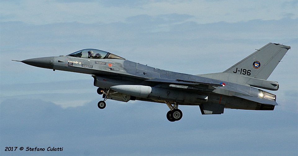 019, J-196 F-16AM, 313Sq KLU-DutchAF